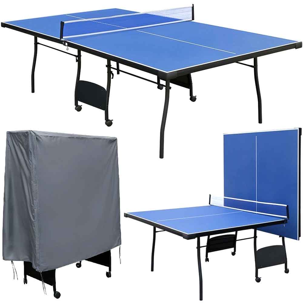 Table de Ping Pong Pliable, intérieure / extérieure, 274 x 152,5 x 76 cm