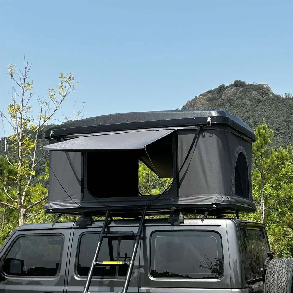 Tente de Toit 2-3 Personnes Rigide, Tente de Camping pour Véhicules Imperméable