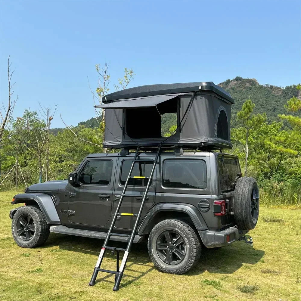 Tente de Toit 2-3 Personnes Rigide, Tente de Camping pour Véhicules Imperméable
